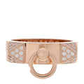 18K Rose Gold Diamond PM Collier de Chien Ring 46 3.75