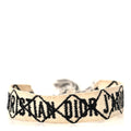 Woven Cotton J'Adior Friendship Bracelet Set Beige Black