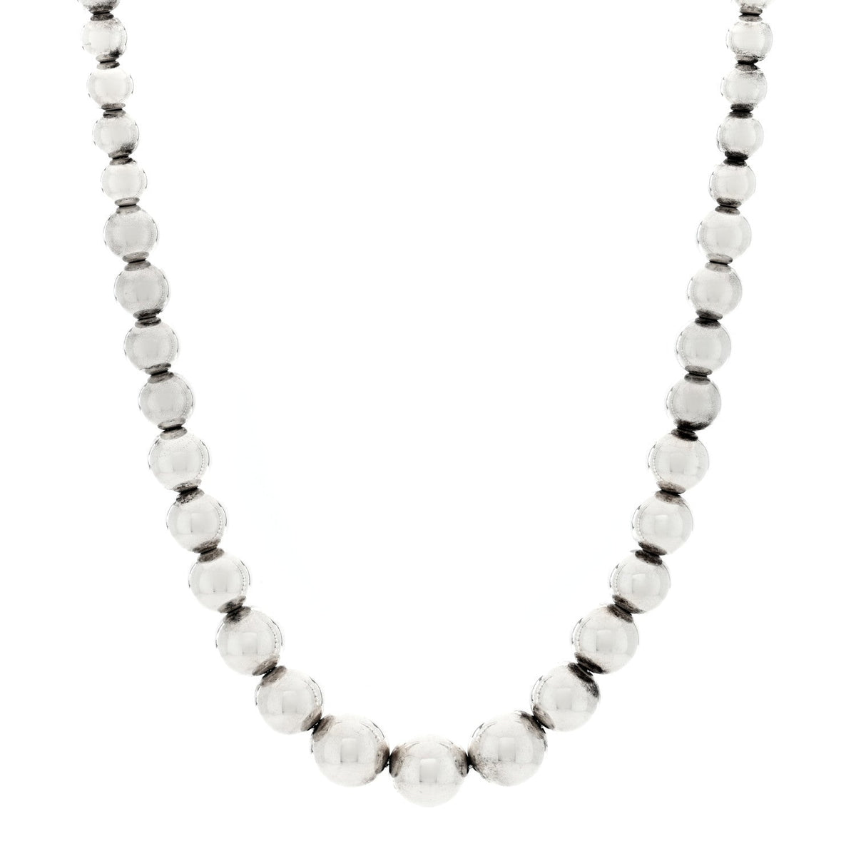 Sterling Silver HardWear Graduated Ball Necklace