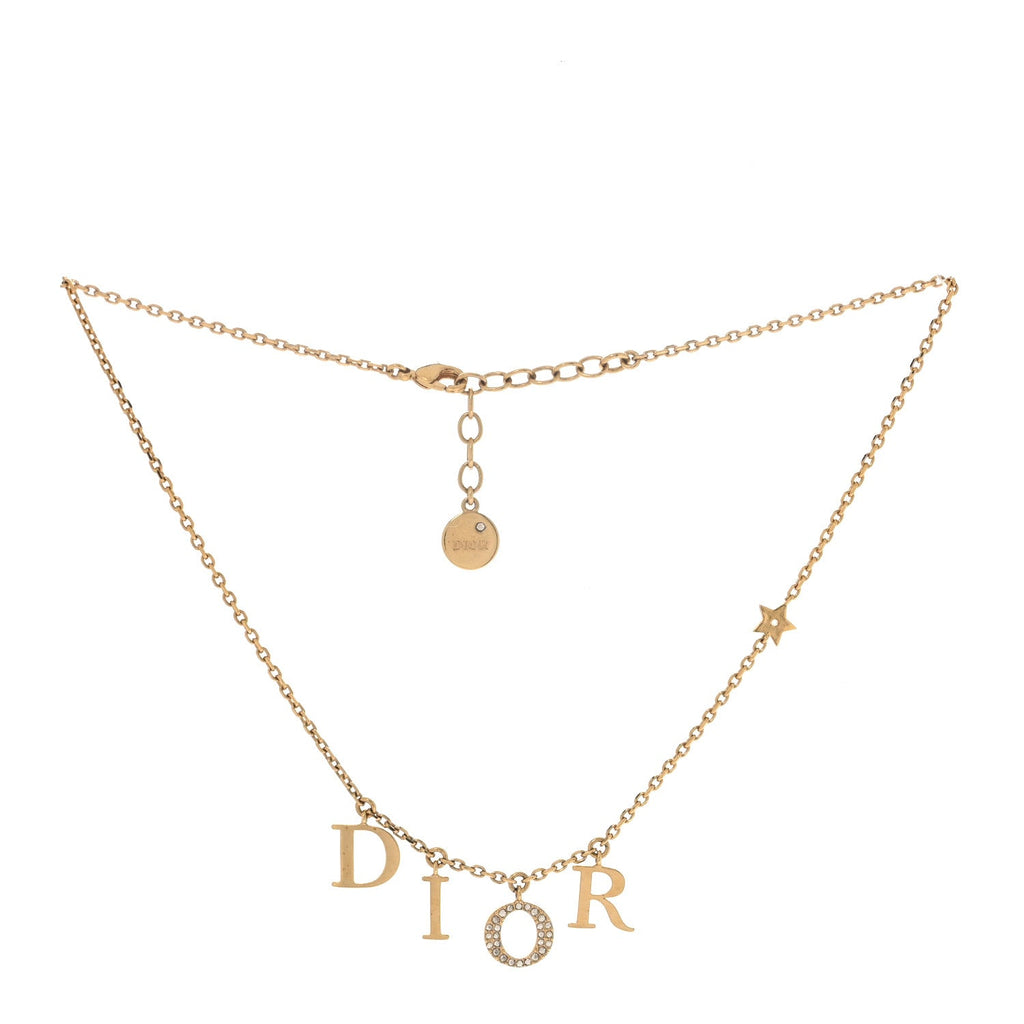 Crystal Dio(r)evolution Necklace Gold