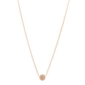 18K Rose Gold Diamond Rose Des Vents Necklace