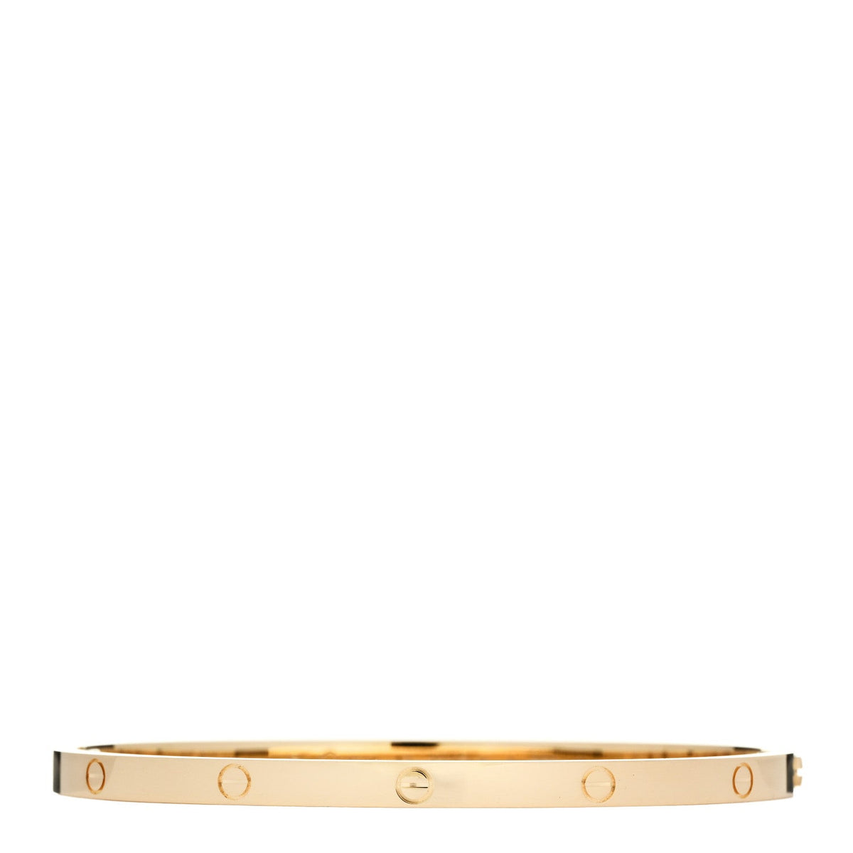 18K Yellow Gold Small LOVE Bracelet 17