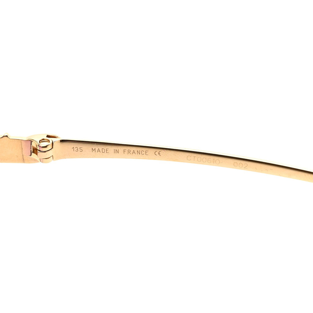 Metal Rimless Sunglasses CT0030O-002 Purple