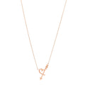 18K Rose Gold Paloma Picasso Heart and Arrow Pendant Necklace