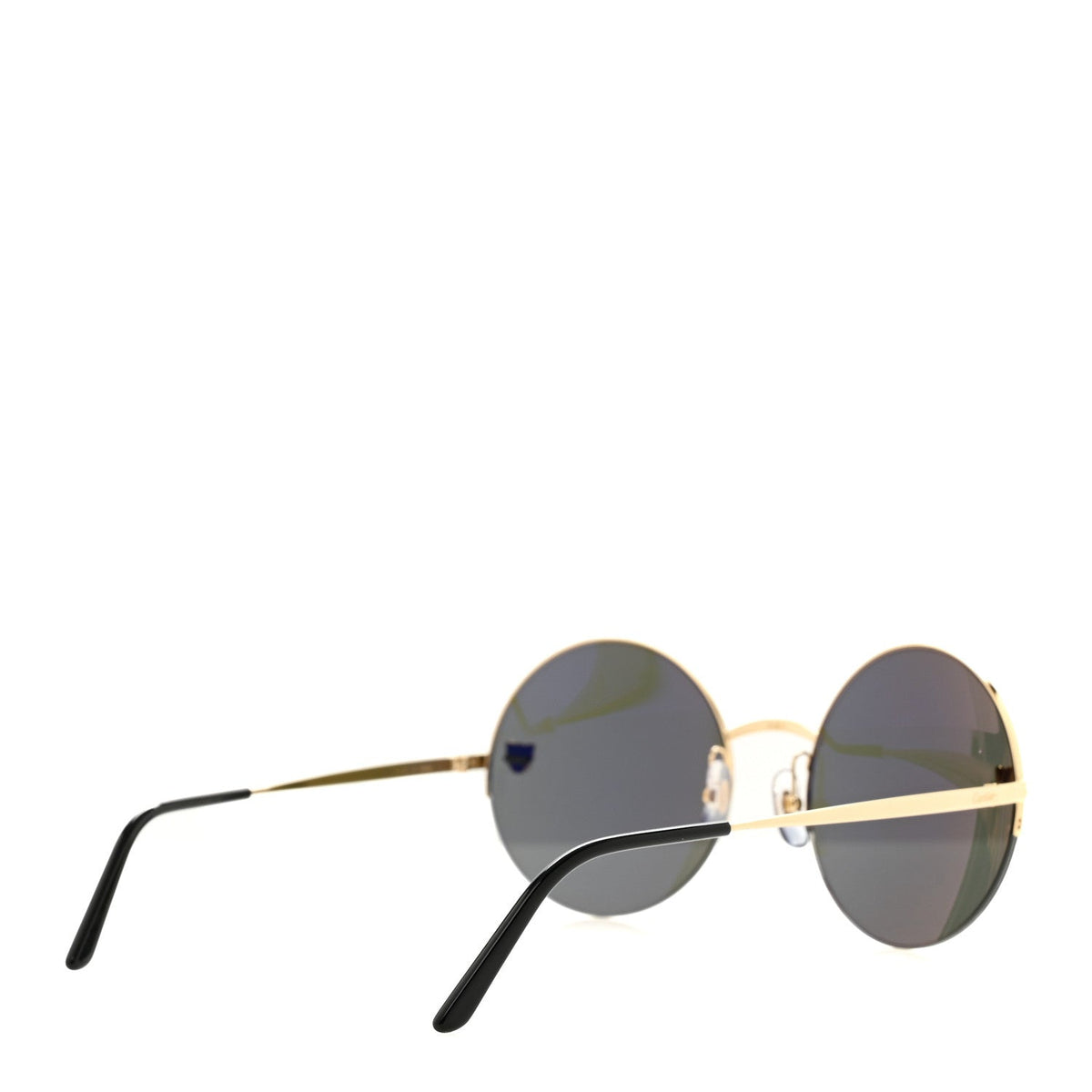 Panthere De Cartier Round Sunglasses CT0022S Gold