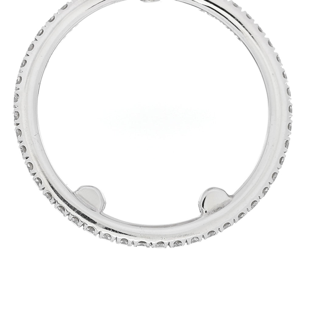 Platinum Diamond 1.01ct The One Oval Shaped Micropave Engagement Ring 49 4.75