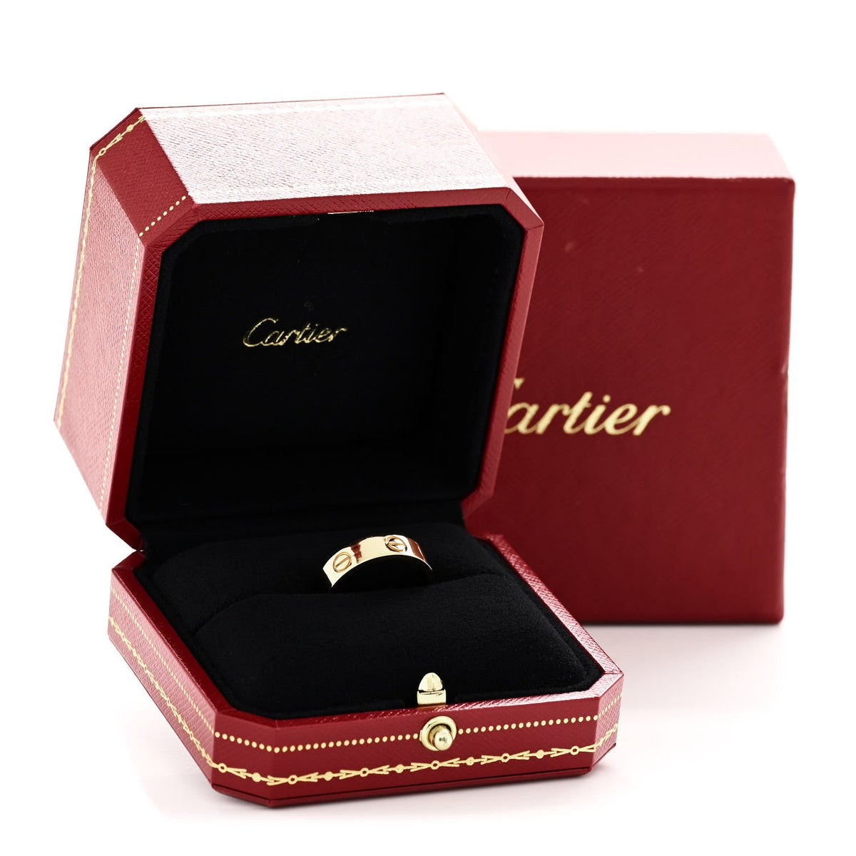 18K Yellow Gold 5.5mm LOVE Ring 56 7.75