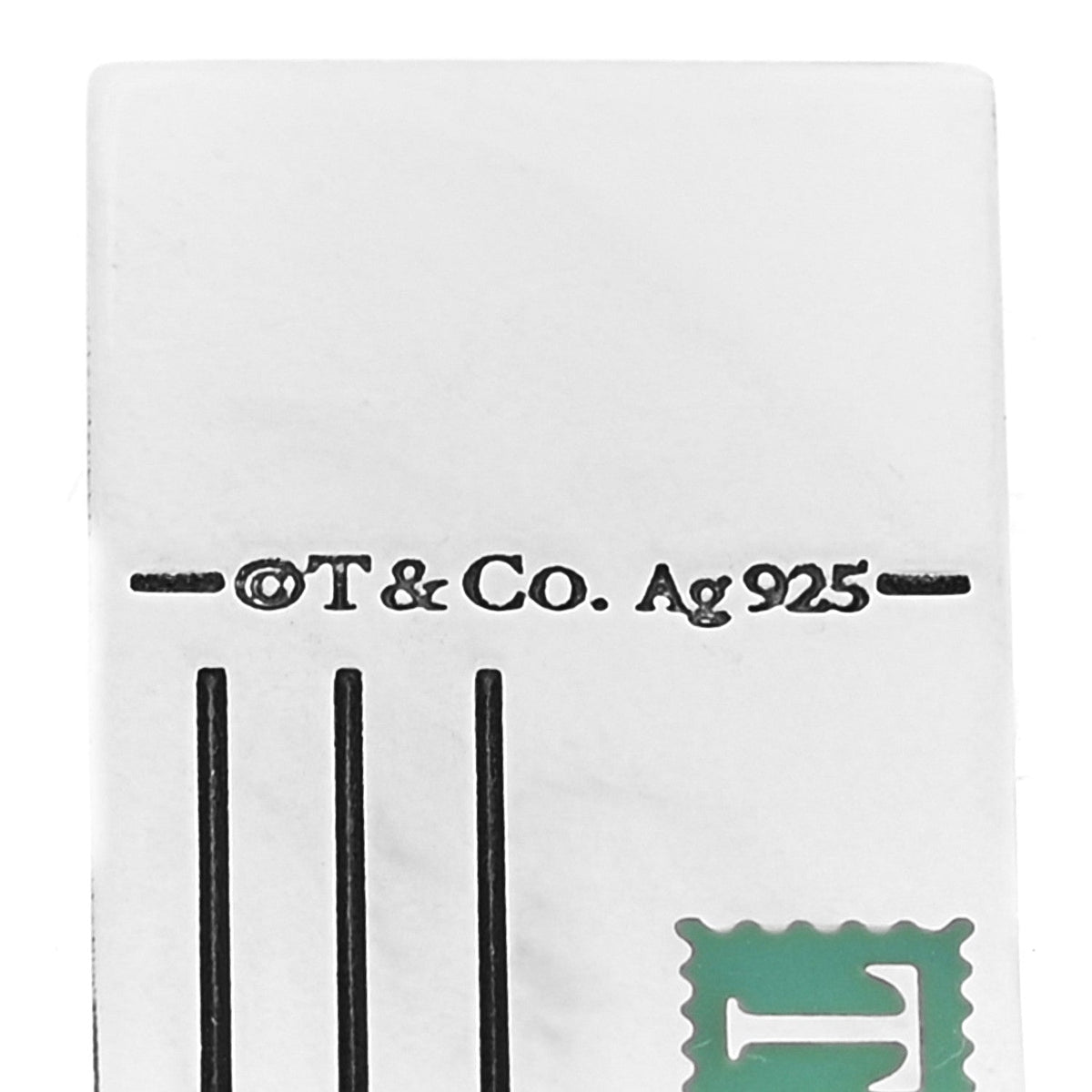 Sterling Silver Enamel Paris Postcard Charm Blue