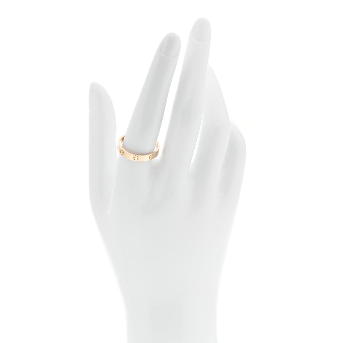 18K Yellow Gold 3.5mm LOVE Wedding Band Ring 59 8.75