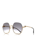 Panthere De Cartier Sunglasses CT0267S Gold Black