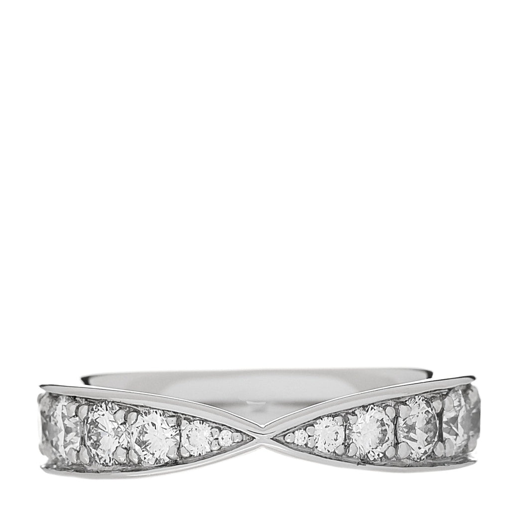 Platinum Diamond 4.3mm Harmony Band Ring 49 4.75