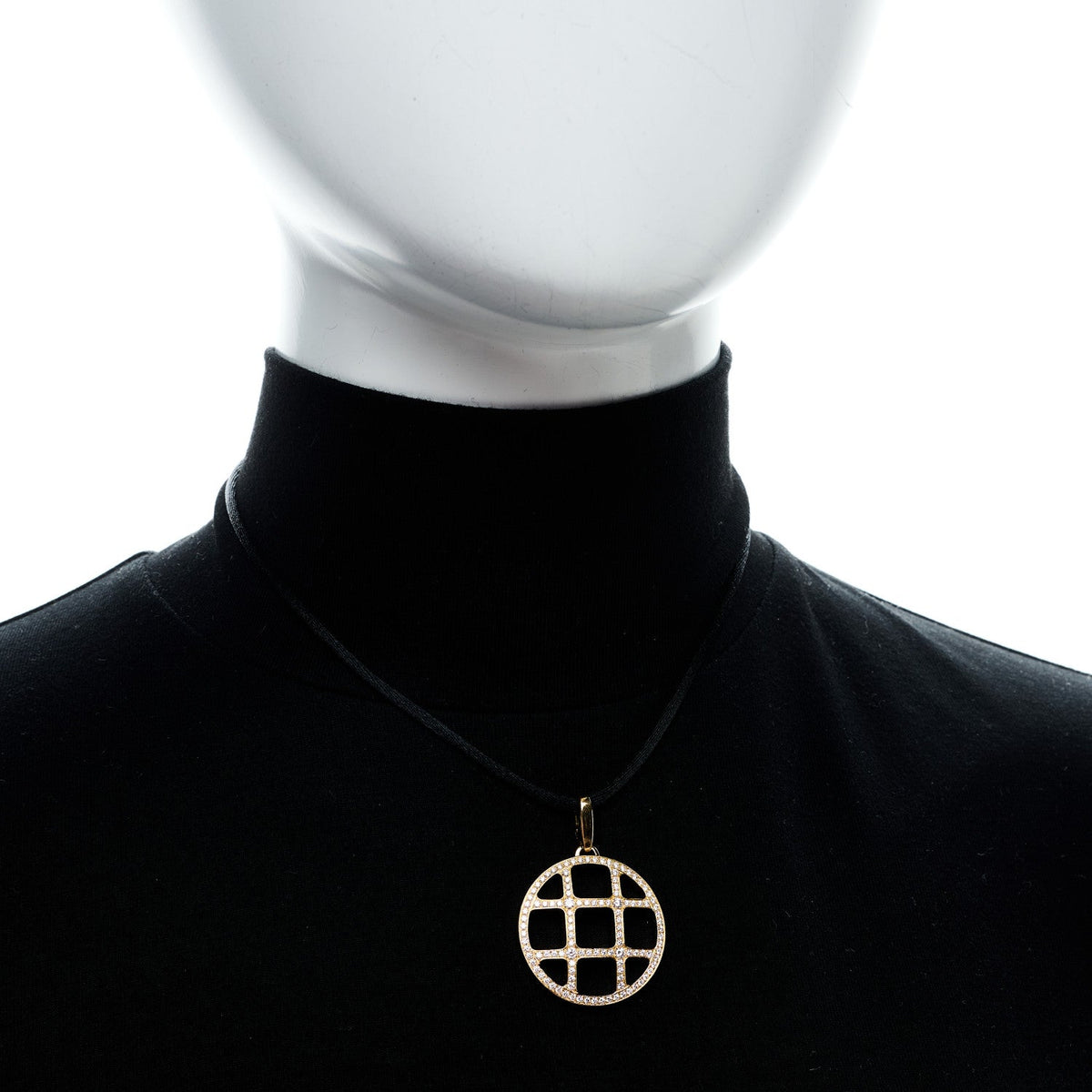18K Yellow Gold Diamond Pasha De Cartier Cord Necklace