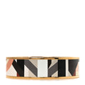 Enamel Printed Perspective Cavaliere Wide Bracelet 62 Rose Gold