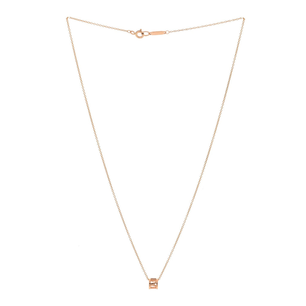 18K Rose Gold Atlas Open Pendant Necklace