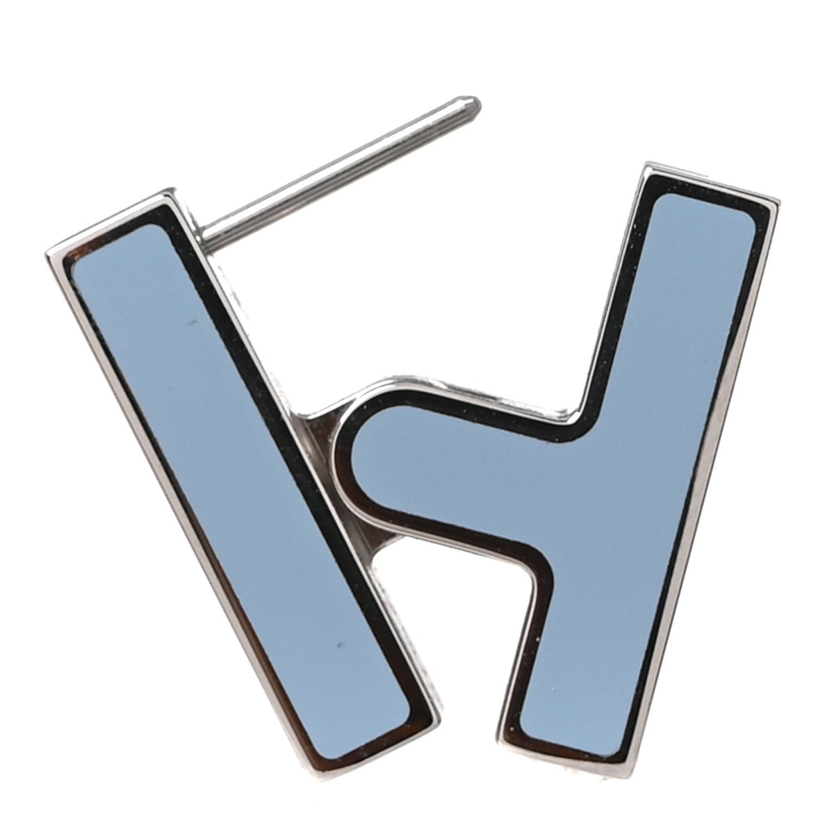Palladium Habascule Single Earring Bleu Lin