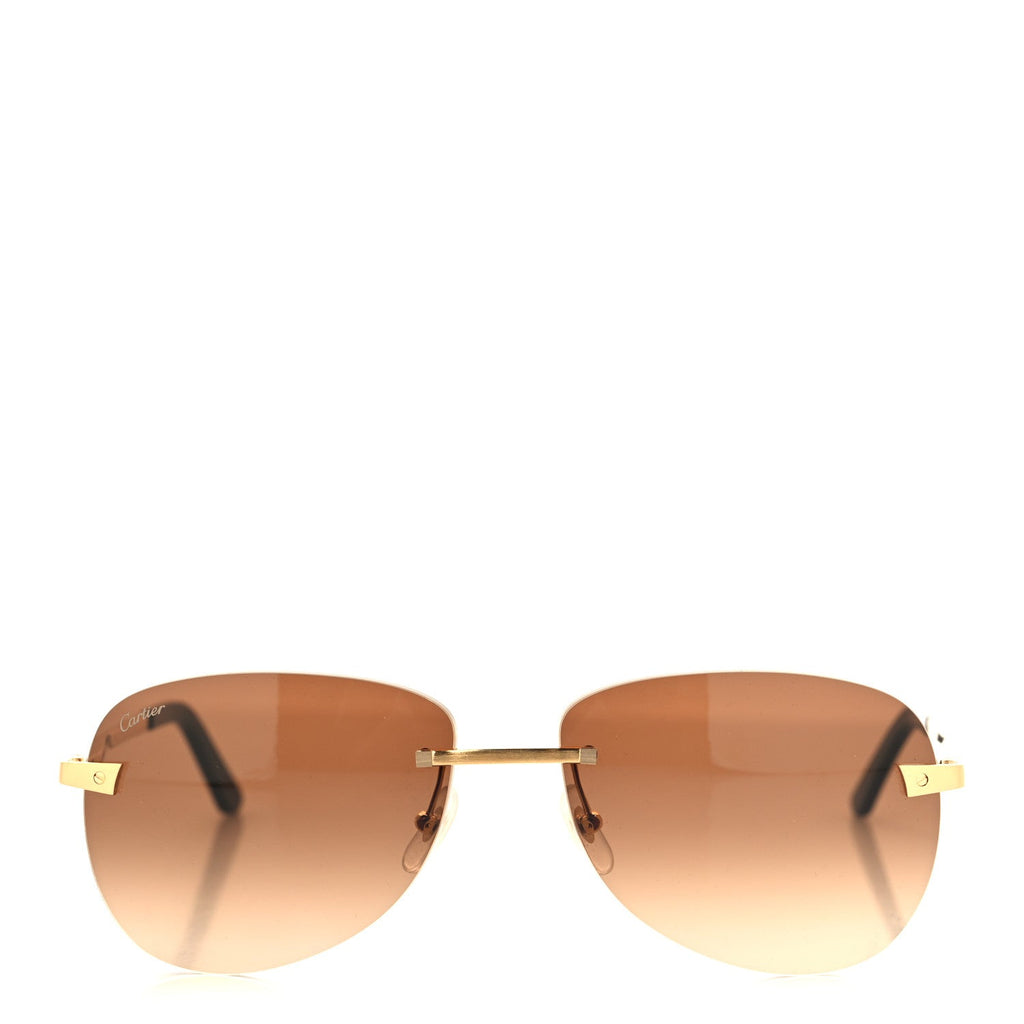 Metal Rimless CT0035RS Sunglasses Gold