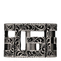 Sterling Silver Wide Square G Band Ring 65 11
