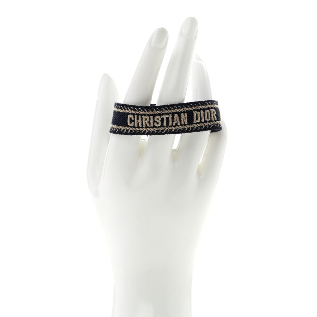 Woven Cotton J'Adior Friendship Bracelet Navy