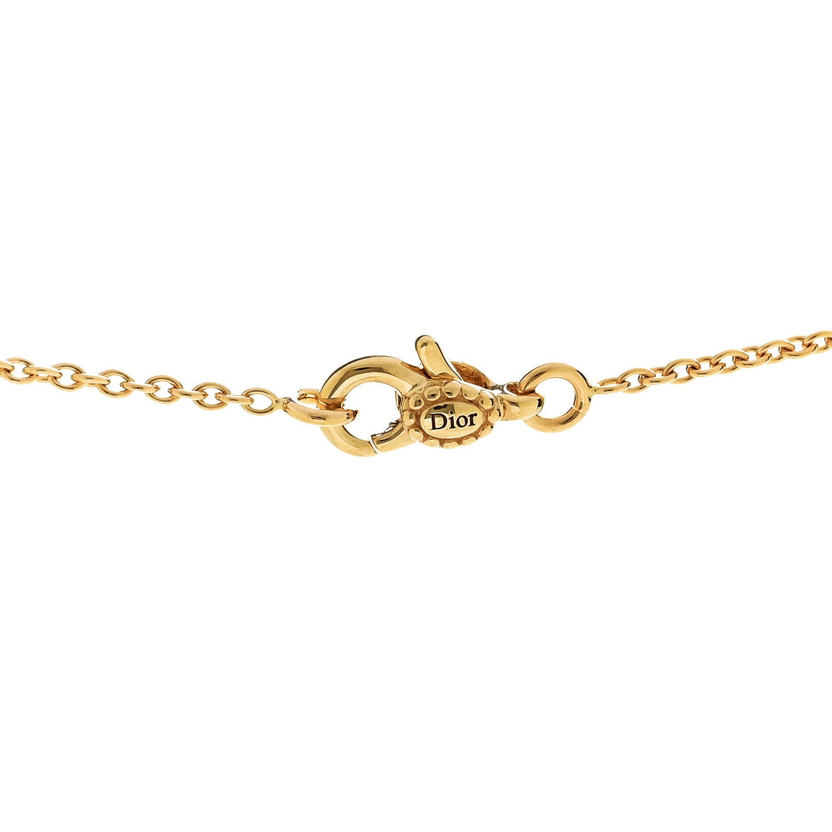 18K Yellow Gold Diamond Malachite Rose Des Vents Necklace