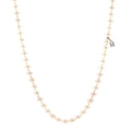 18K White Gold Akoya Cultured Pearl 6-6.5mm Strand Necklace 16"