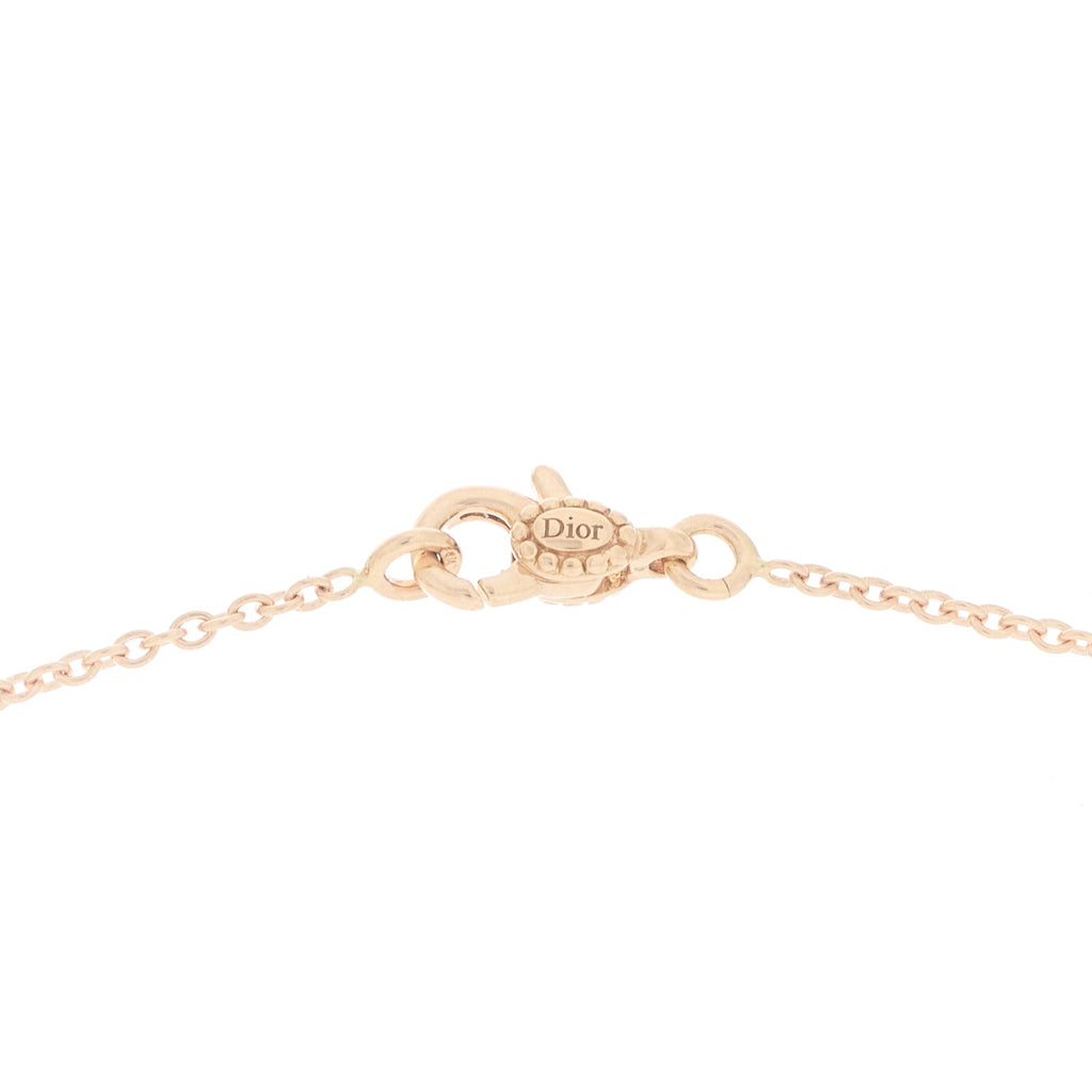 18K Rose Gold Diamond Small Rose Couture Necklace