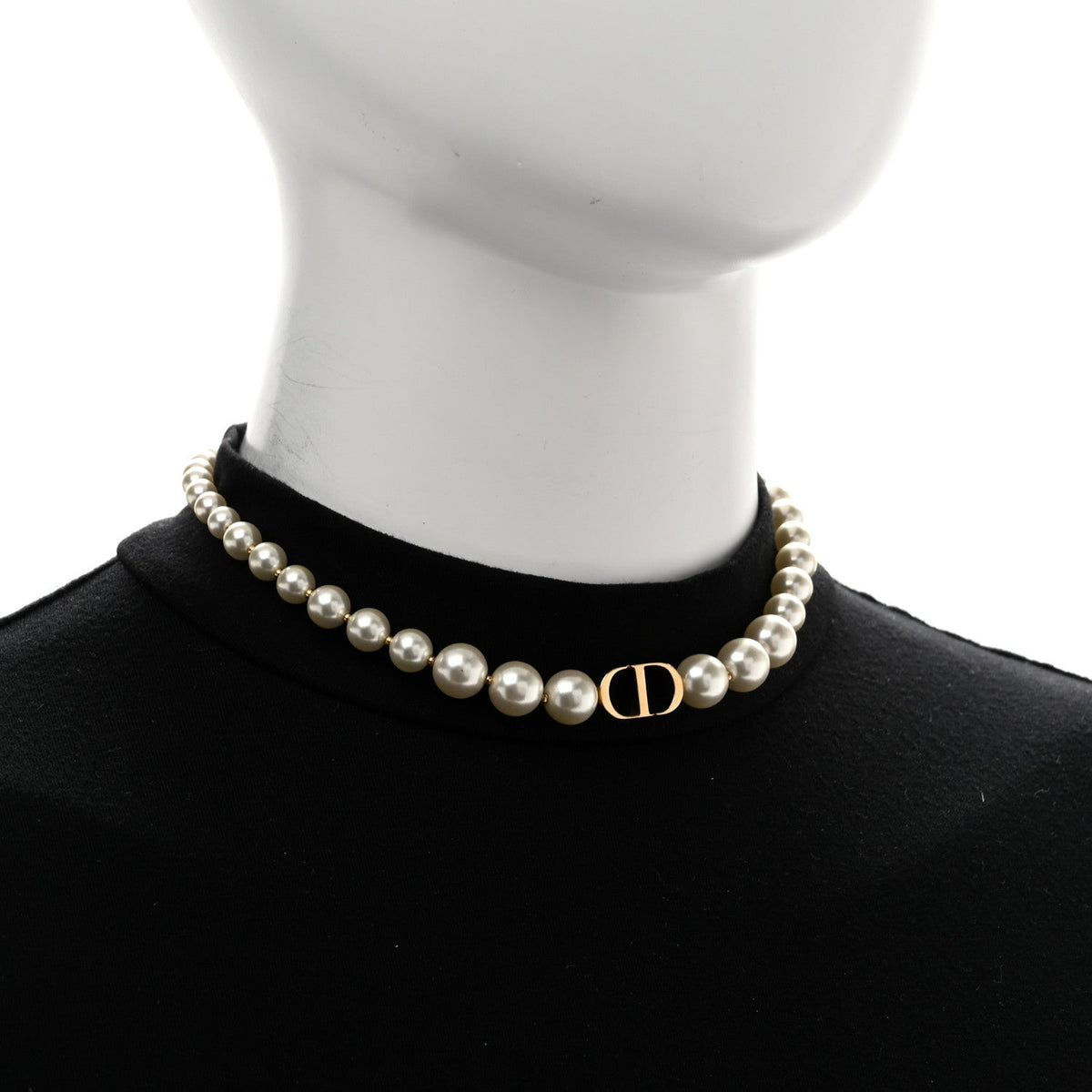 Pearl 30 Montaigne Choker Necklace Gold