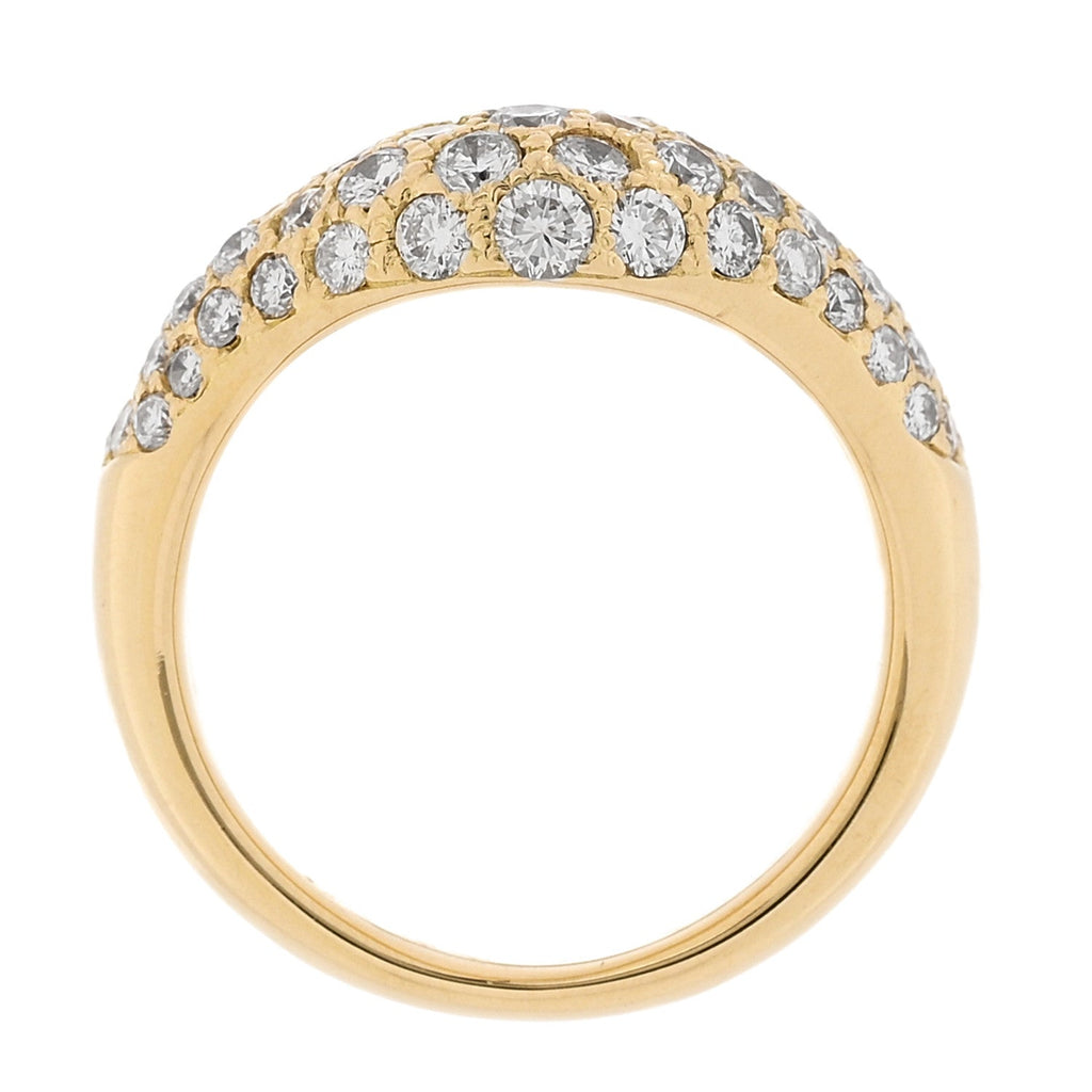 18K Yellow Gold Diamond 1.23ctw Ring 50 5.5