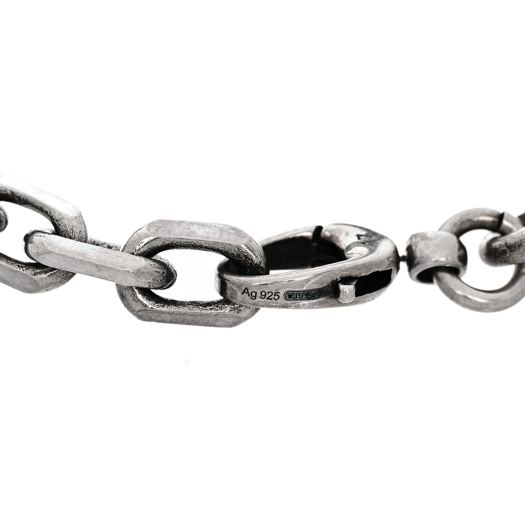 Sterling Silver Narrow Interlocking G Link Bracelet