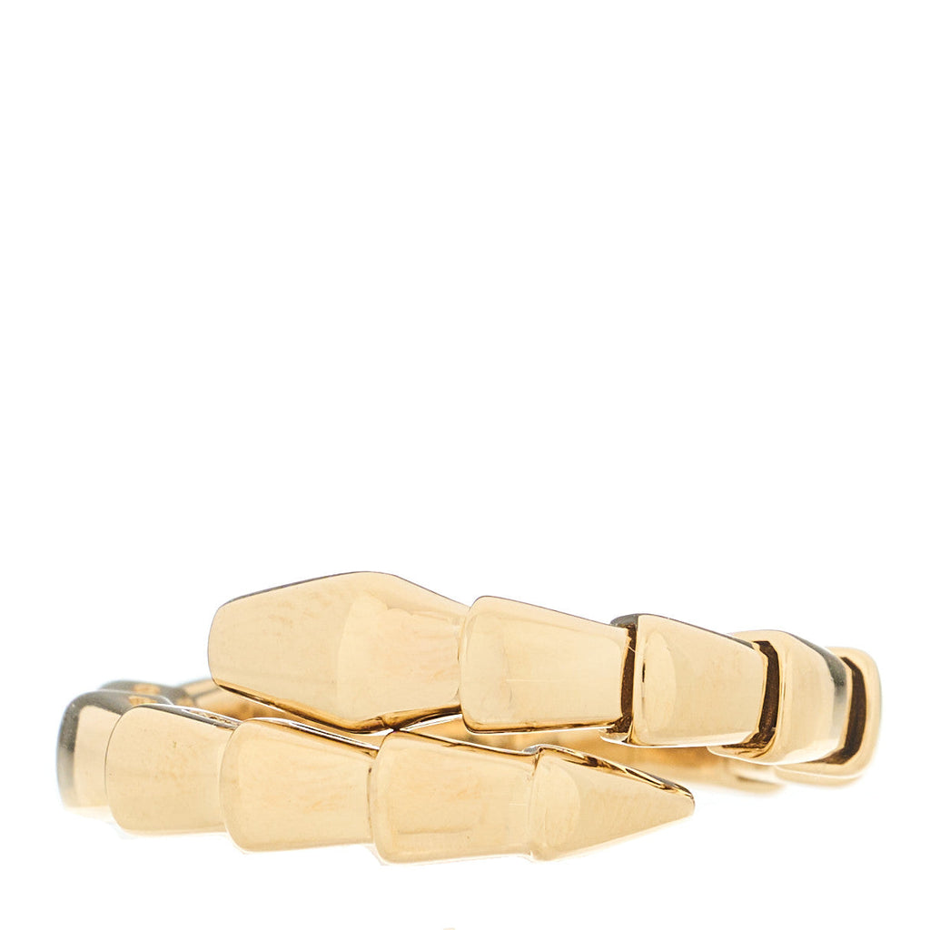 18K Rose Gold Serpenti Viper Ring XS