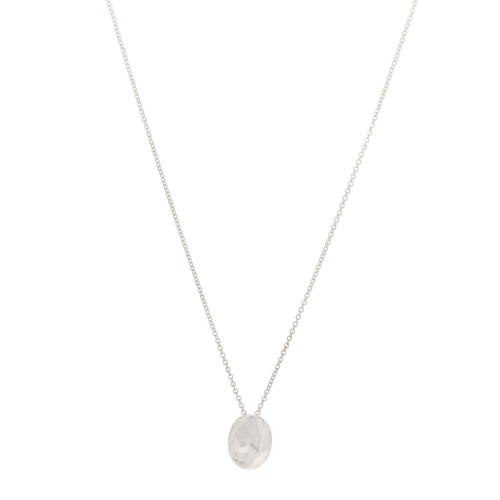 Platinum Elsa Peretti Zodiac Virgo Pendant Necklace