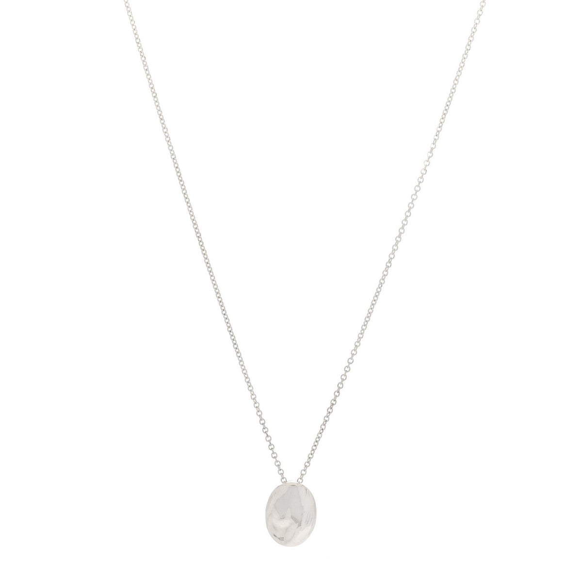 Platinum Elsa Peretti Zodiac Virgo Pendant Necklace