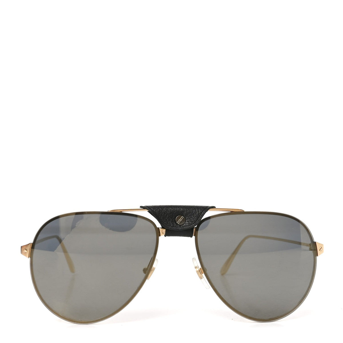Santos De Cartier Aviator Sunglasses CT0166S Gold