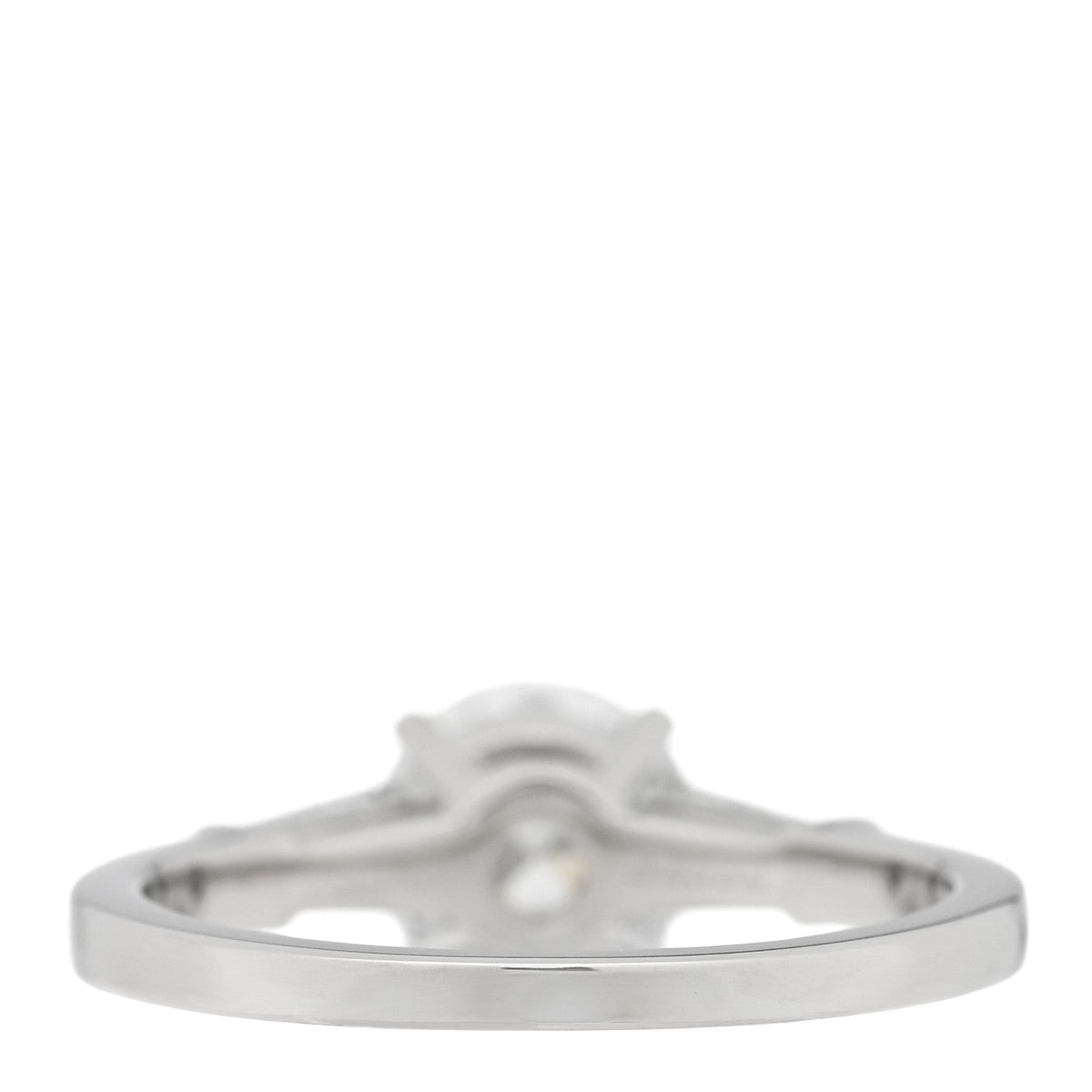 Platinum Diamond 1.25ct Three Stone Engagement Ring 51 5.75