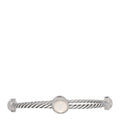 Sterling Silver Moon Quartz 3mm Color Classics Four Station Bangle Bracelet