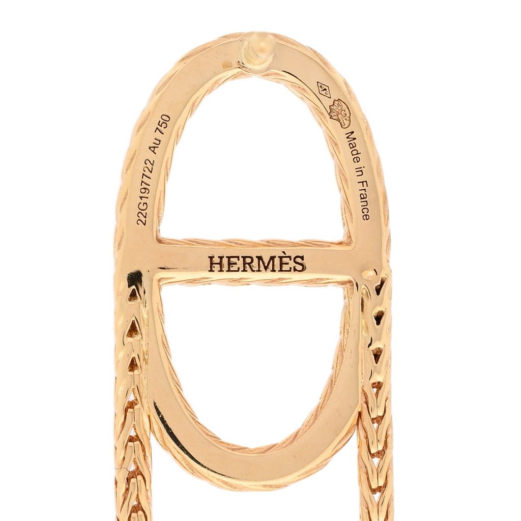 18K Yellow Gold PM Chain d'Ancre Danae Earrings