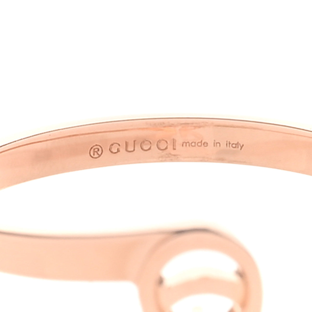 18K Rose Gold GG Running Ring 56 7.5