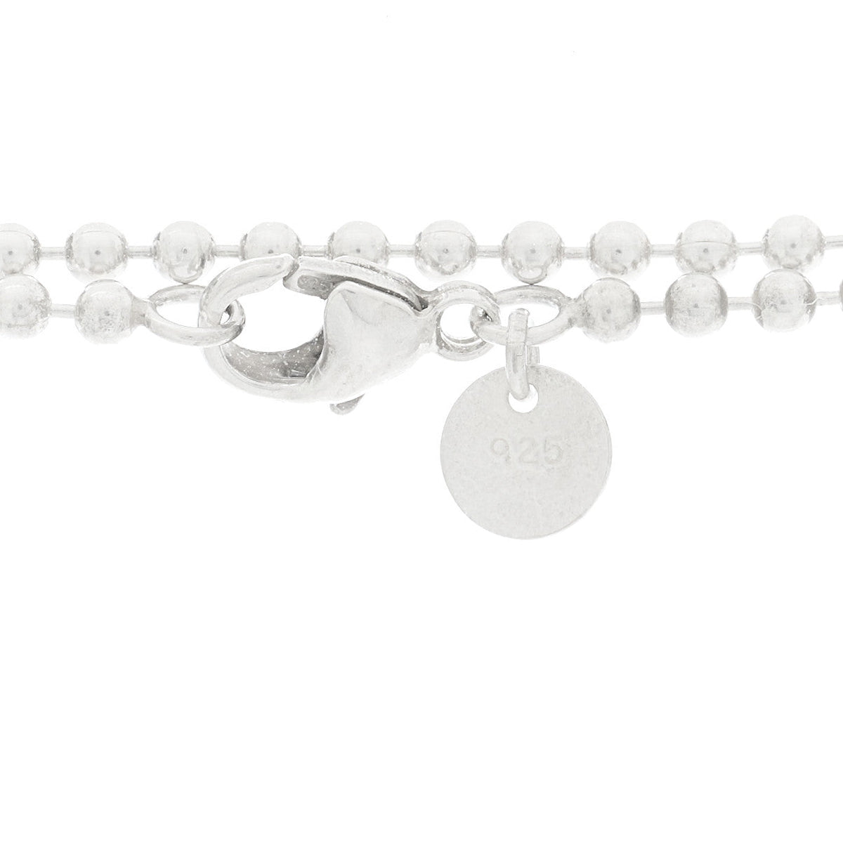 Sterling Silver Return To Tiffany Heart Pendant Bead Chain Necklace