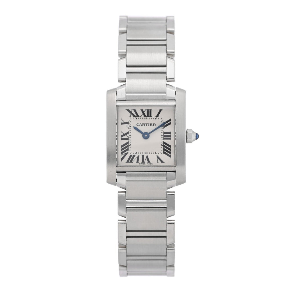 Stainless Steel 20mm Tank Francaise Quartz Watch