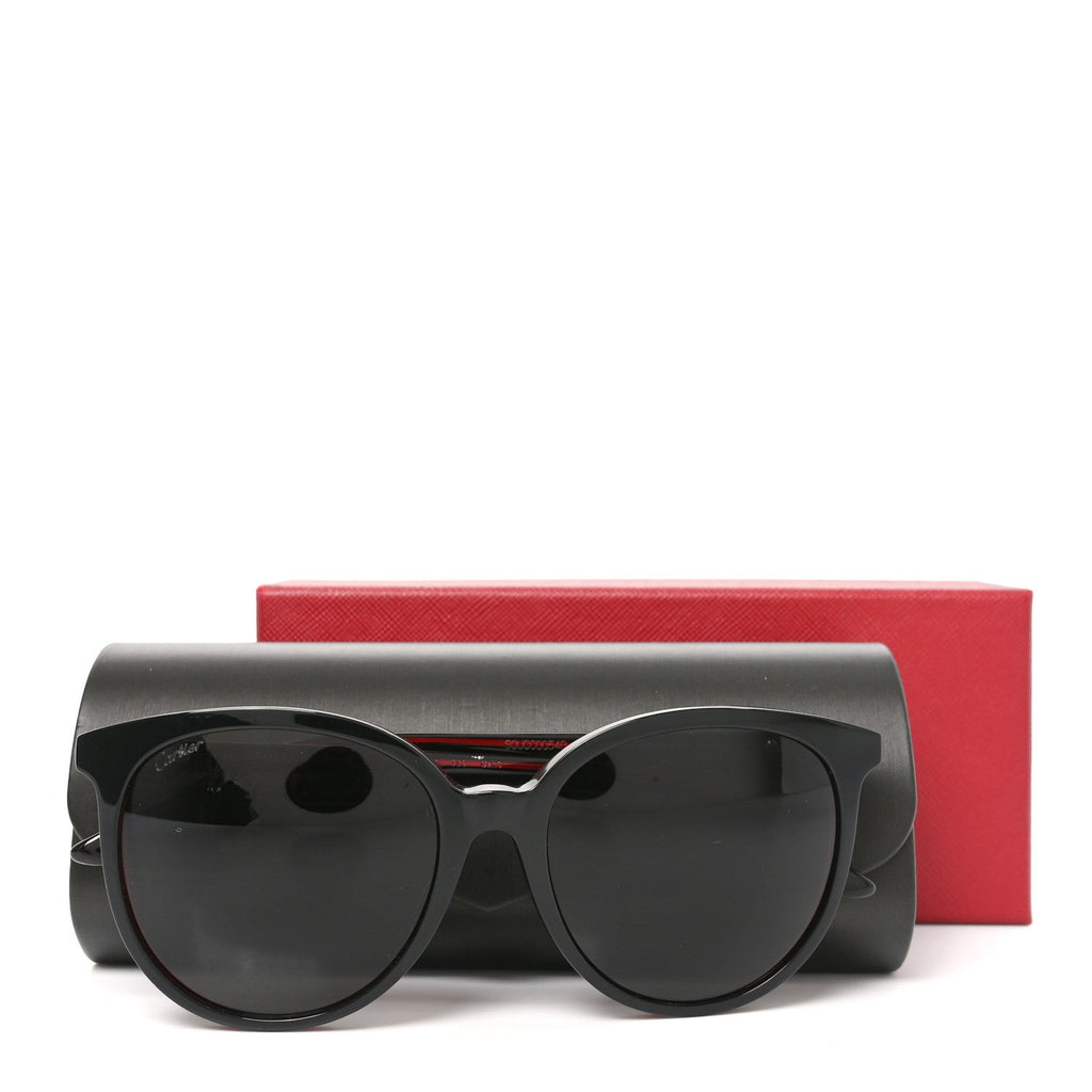 Acetate Sunglasses CT0002S Black Red