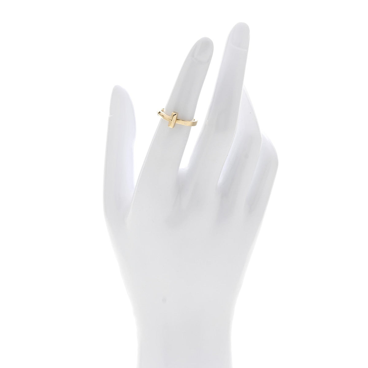 18K Yellow Gold T T1 Ring 49 5