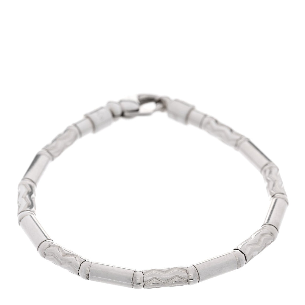 Sterling Silver Aztec Zig Zag Bracelet