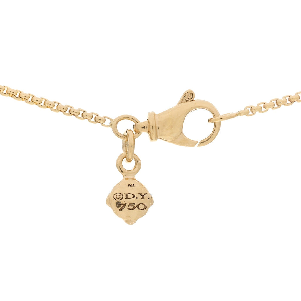 18K Yellow Gold 1mm Box Chain Necklace