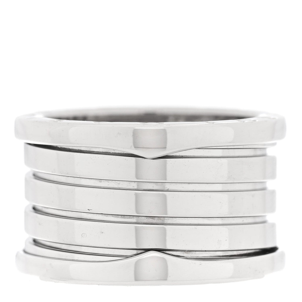 18K White Gold B.Zero1 Four-Band Ring 54 7
