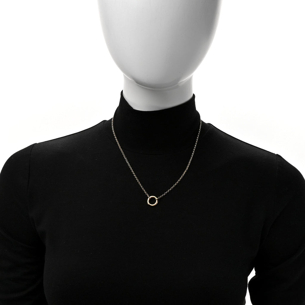 18K Yellow Gold Small Belcher Chain Chubby Annex Link Necklace