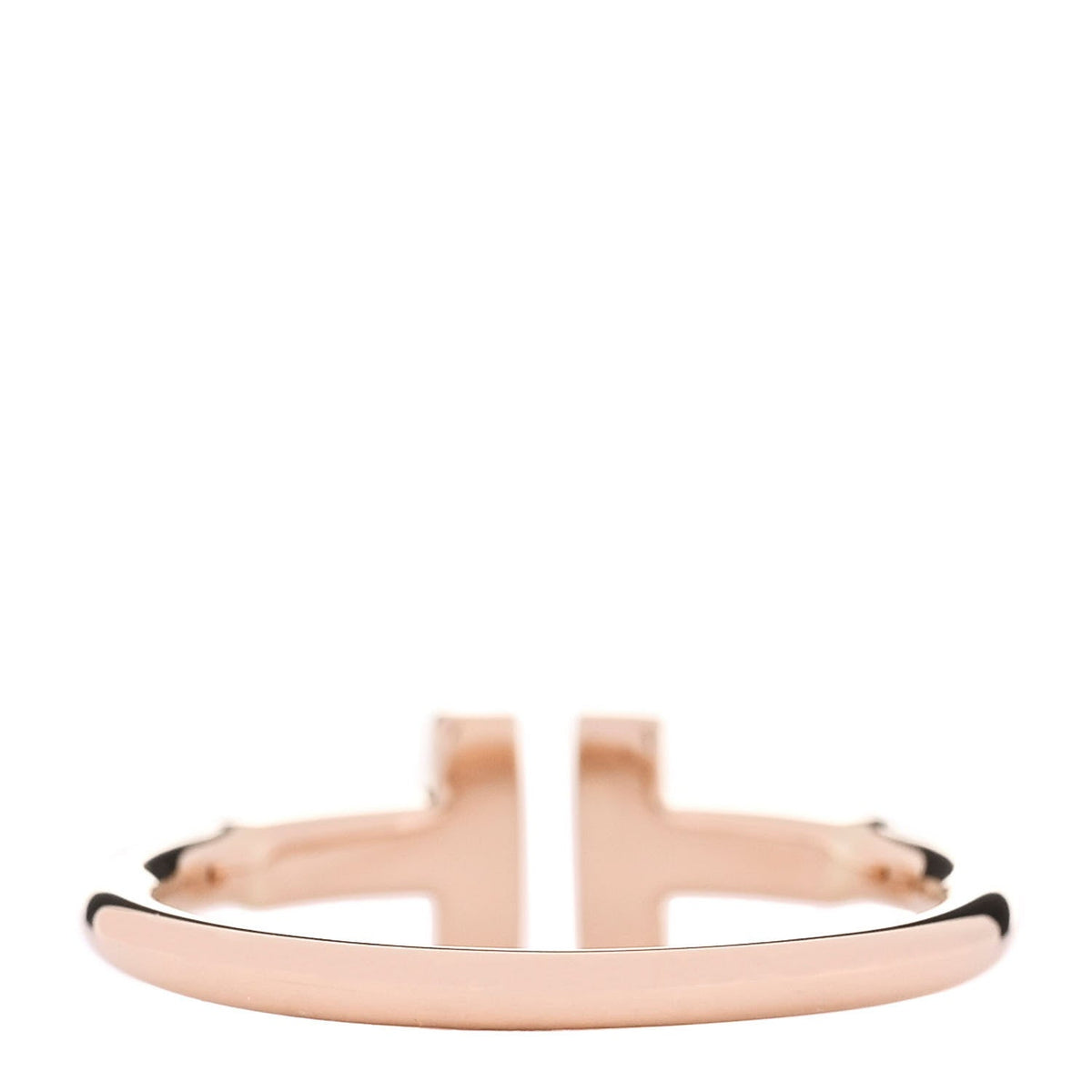18K Rose Gold T Wire Ring 50 5.5