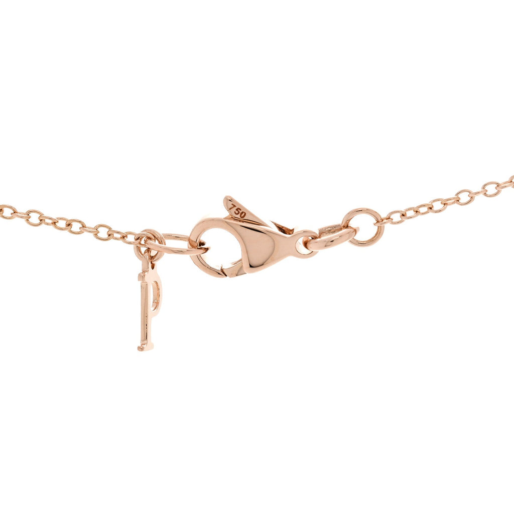 18K Rose Gold Diamond Possession Pendant Necklace