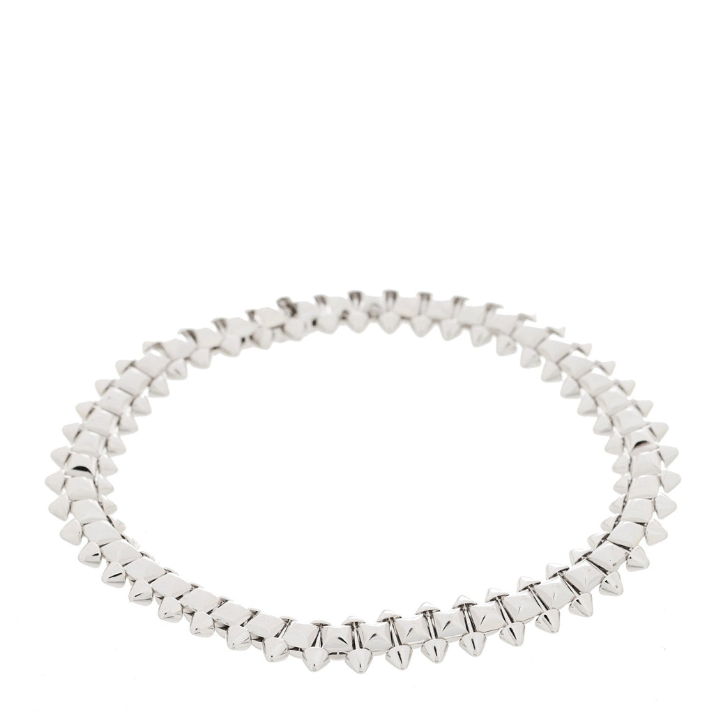 18K White Gold Medium Clash De Cartier Flexible Bracelet 17