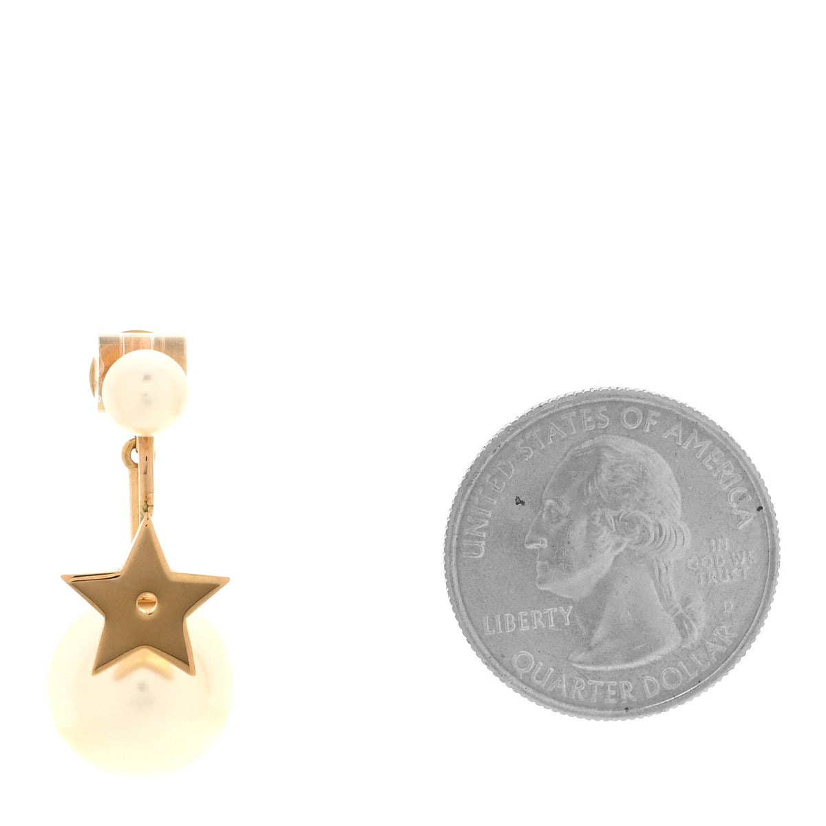 Pearl My ABCDior Tribales Etoile Earring Gold