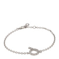 18K White Gold Diamond Finesse Bracelet XS