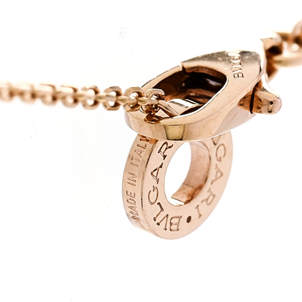 18K Yellow Gold Diamond Mother of Pearl Small Divas' Dream Pendant Necklace
